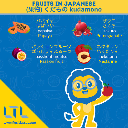 Fruits in Japanese 5