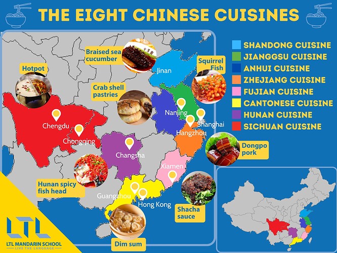LTL Eight Cuisines China