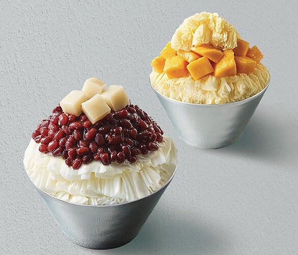 patbingsu and bingsu