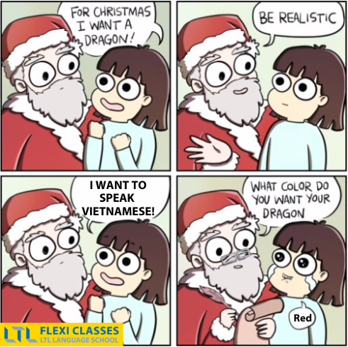 Christmas Meme - I want a dragon _ Vietnamese